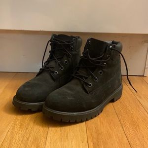 Timberland black low ankle boots
